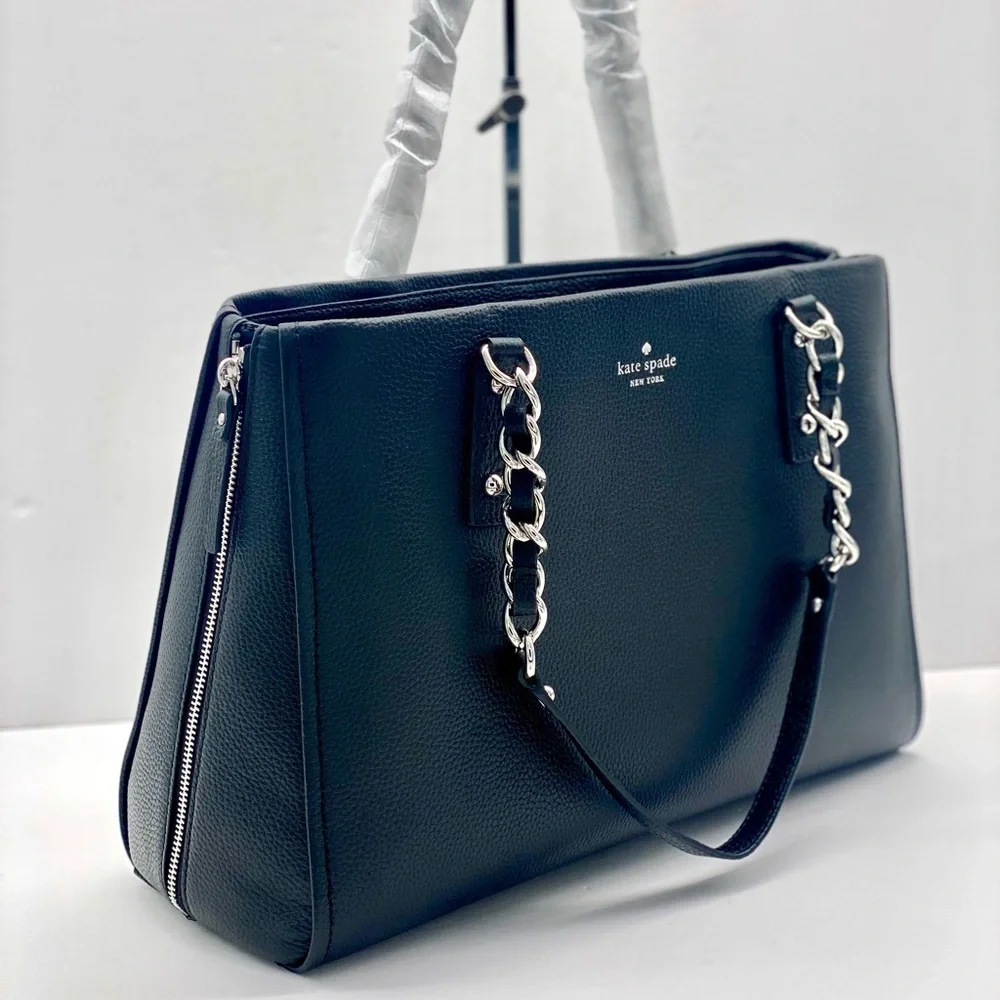 Kate Spade Andee Cobble Hill Handbag Satchel Shoulder Bag Chain Tote